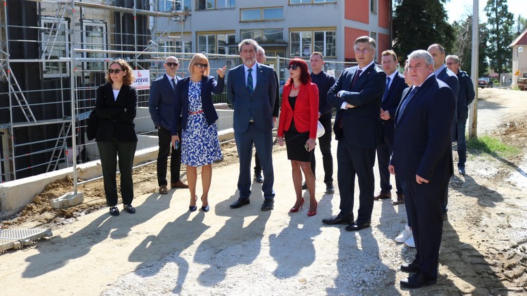 Premijer posjetio IRB, obišao radove na projektu O-ZIP i protupotresnoj obnovi